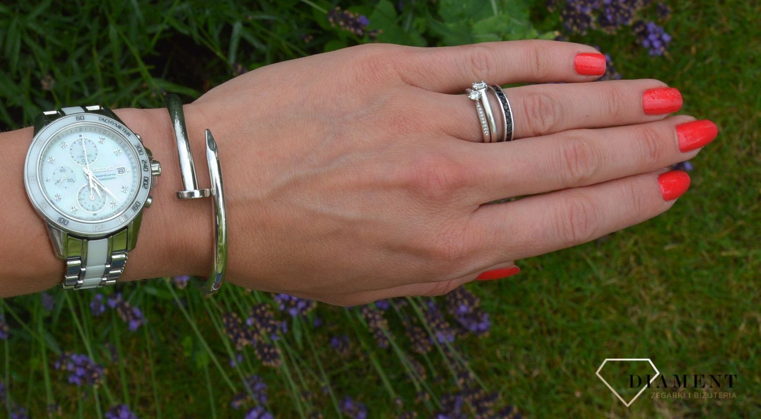 Bransoletka srebrna damska gwóźdź   ✓Sztywne bransoletki ✓ Srebrne bransoletki w sklepie zegarki-diament.pl✓ Autoryzowany sklep✓ Kurier Gratis 24h✓ Gwarancja najniższej ceny.jpg